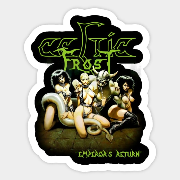 Celtic Frost Band Emperor’s Return Sticker by Smithys